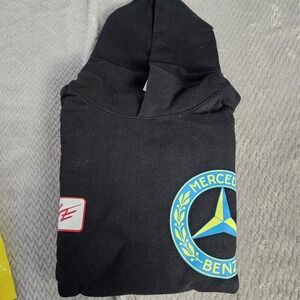 AWGE Hoodie Mens Medium Black Mercedes Benz Graphic USA  Streetwear A$AP New